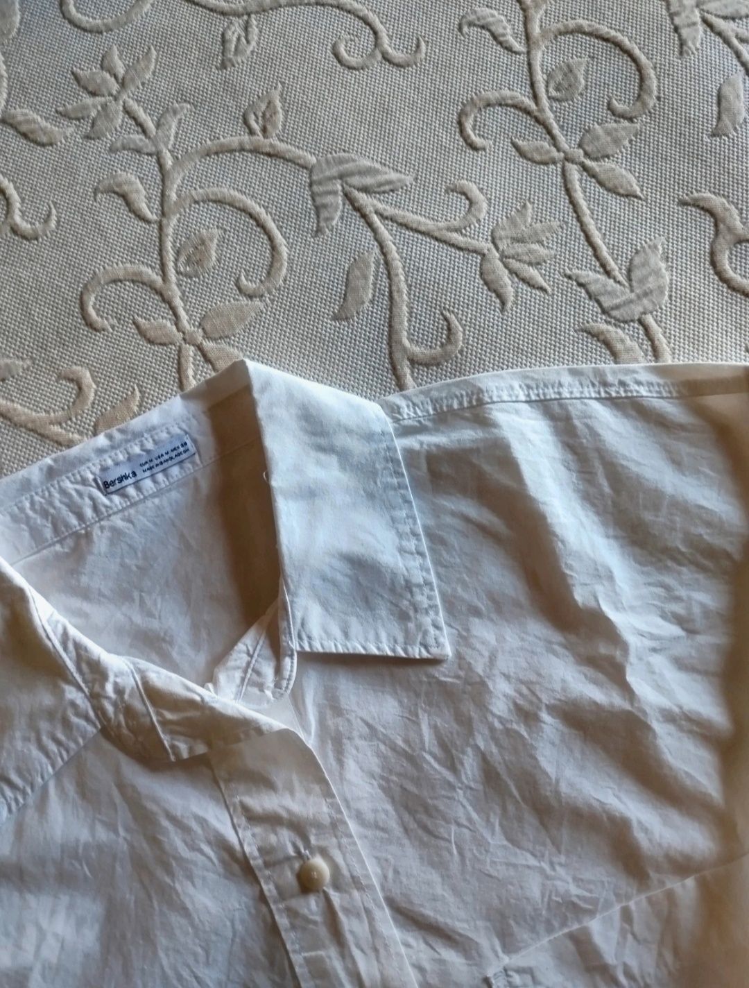 Camisa cropped branca