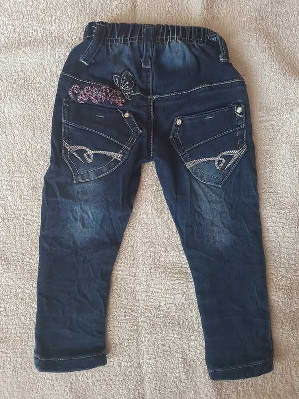 Spodnie jeans 74/80