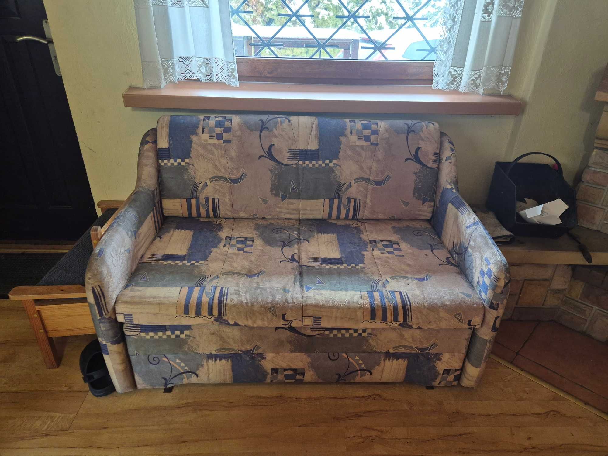Sofa Rozkładana do Przodu - Pojemnik na pościel 130 cm