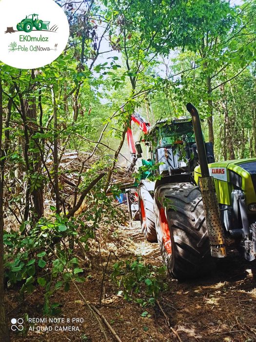 Wycinka Zrębkowanie Pozyskanie biomasy Oczyszczanie działek Skup