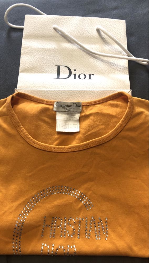 Bluzka z krótkim rękawem - Christian Dior 36