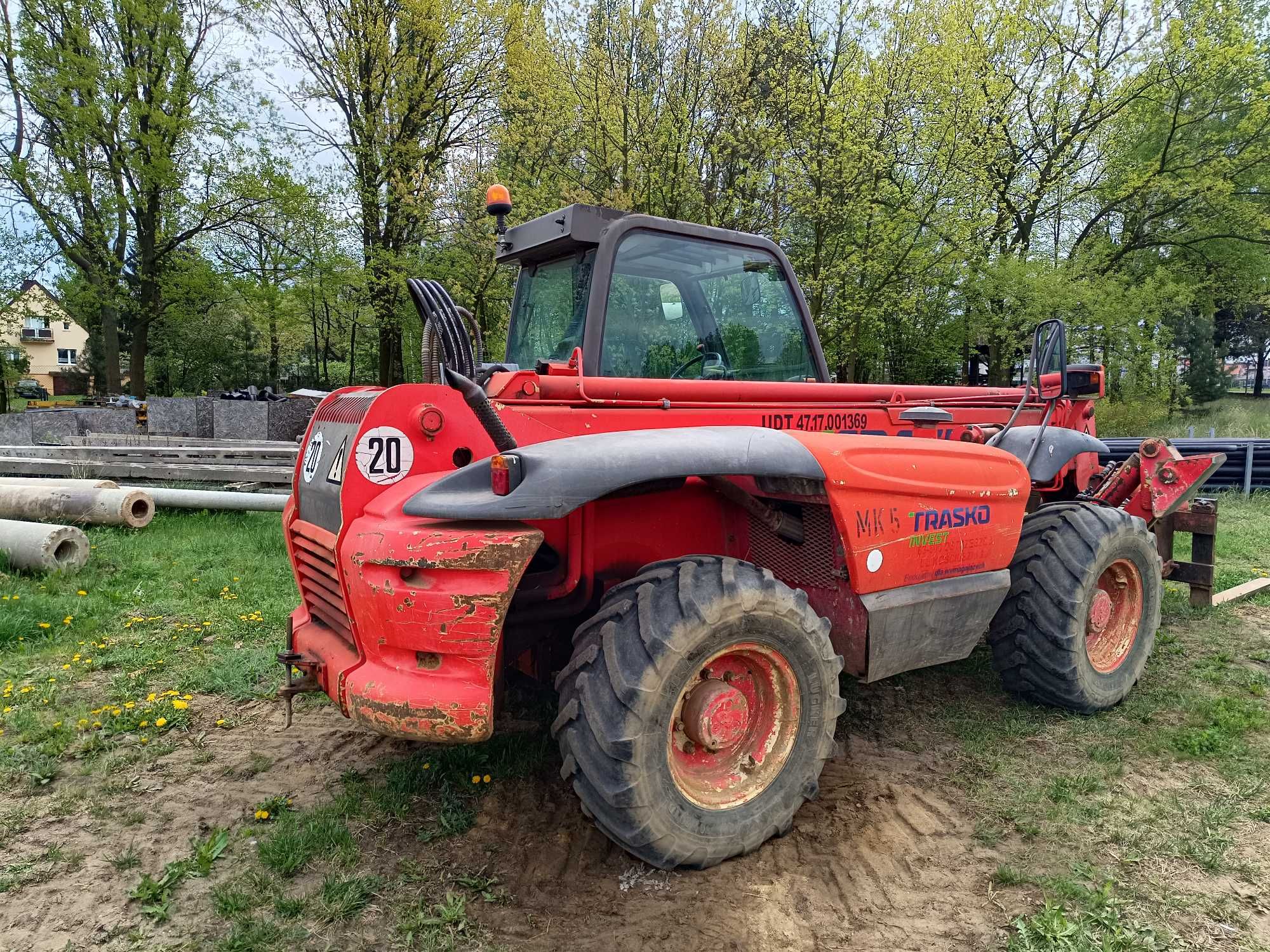 Manitou SRL AT 1330 SLT 2001 r, kosz, widły, łyżka