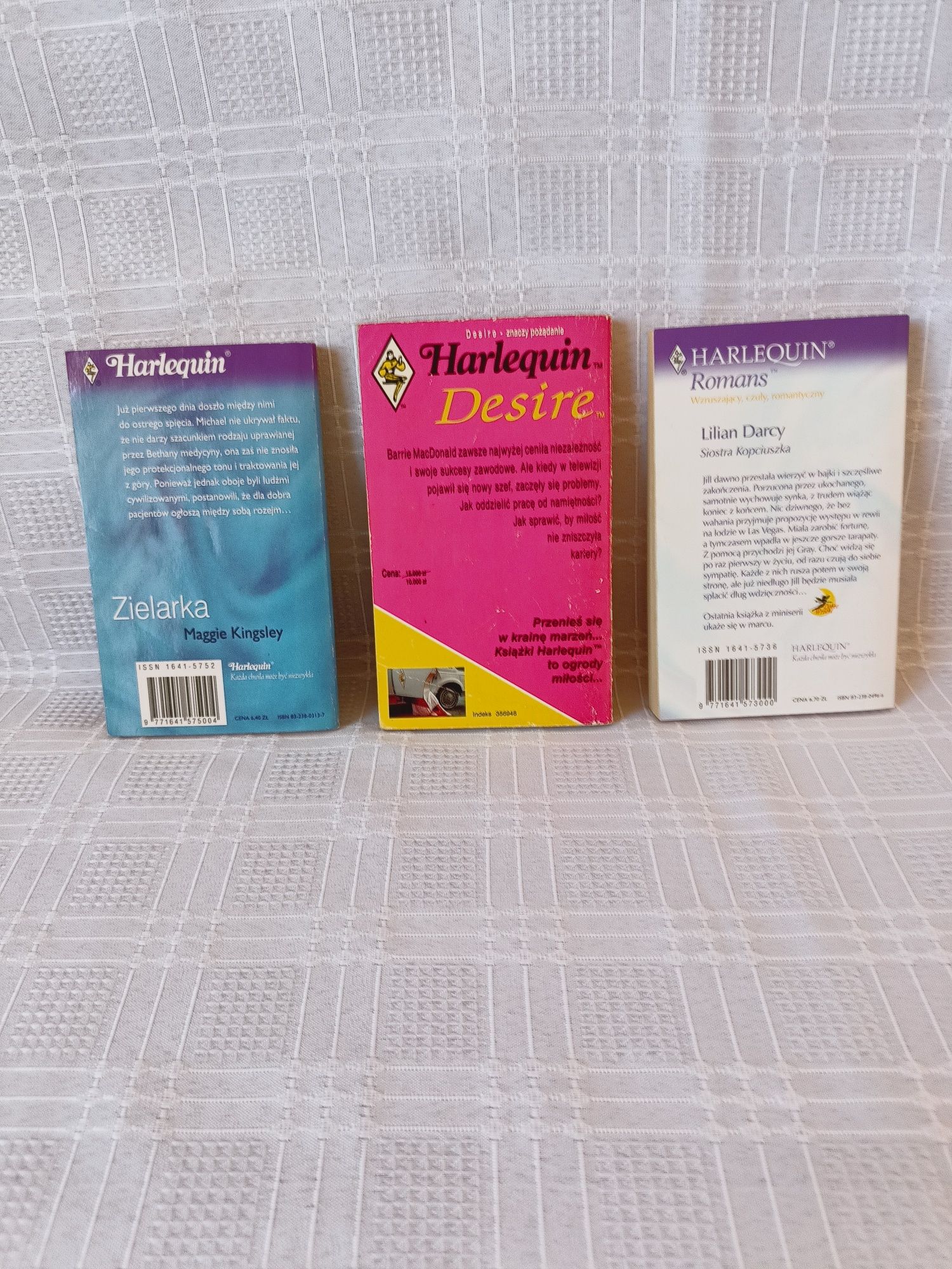 Harlequin " Siostra Kopciuszka" Romans, autor Lilian Darcy