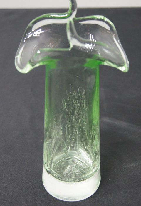 Wazon Kapelusz Karel Wunsch 1971 zielona poświata