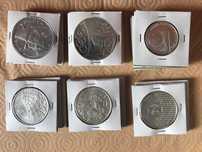 Moedas em prata Portuguesa - Euros e Escudos