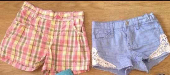 Calções Oshkosh e de renda