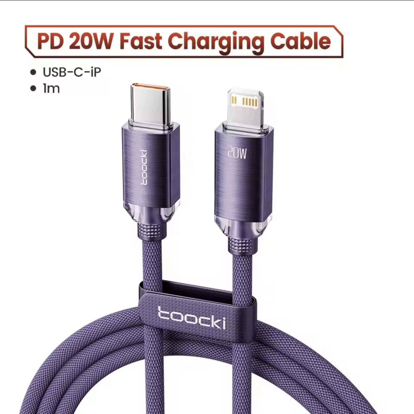 Kabel do ładowania toocki USB do Lightning
Iphone długość 2m