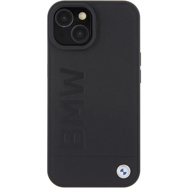 Etui Bmw Magsafe Leather Hot Stamp Na Iphone 15 Plus - Czarne