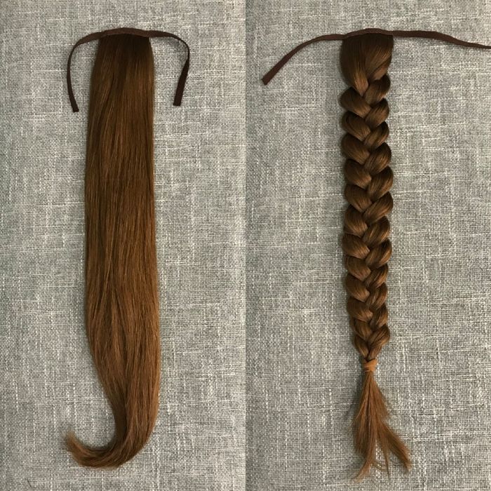 Виготовлення тресів ручної роботи, набір на шпильках, накладний хвіст