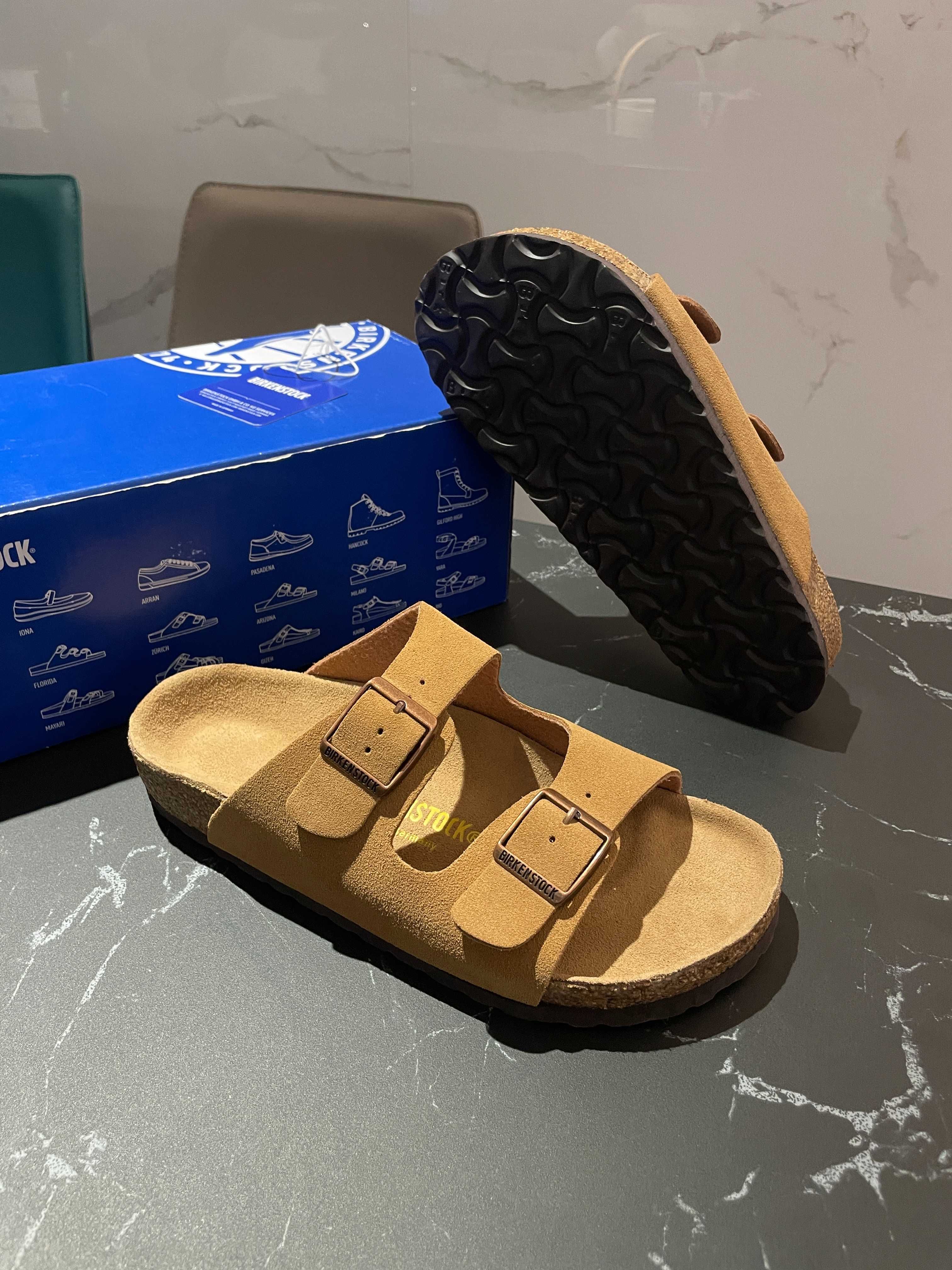 BIRKENSTOCK Arizona Kapcie w curry Rozmiar 40