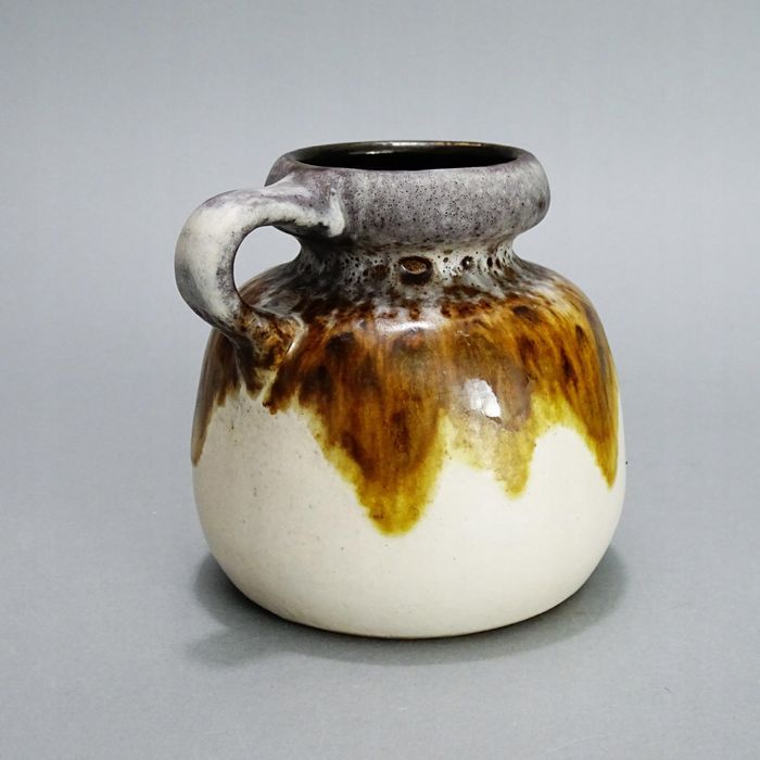 lata 60 piękny ceramiczny wazon haldensleben
