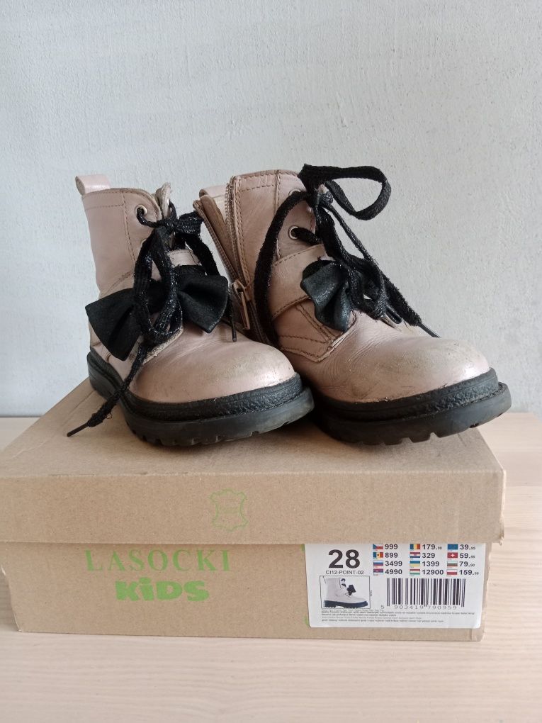 Buty zimowe Lasocki  Kids r.28 dla dziewczynki