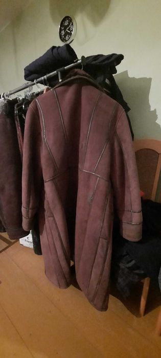 Kożuch damski długi 100% skóra naturalna sprzedam