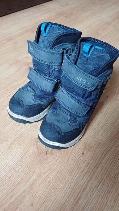 Шкіряні зимові чоботи, черевики Ecco 27 розмір. Відмінний стан