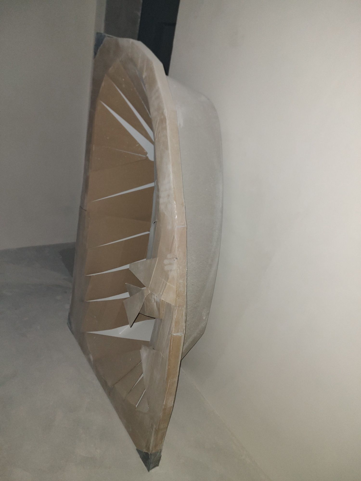 AQUARIA COMFORT Wanna akrylowa narożna biała 160x100 LEWA w komplecie