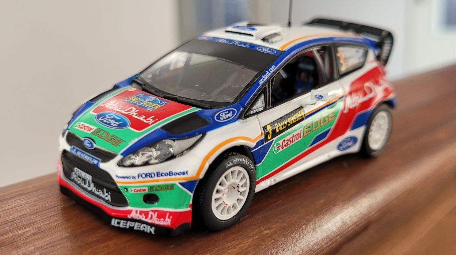 Ford Fiesta WRC rajdowy model w skali 1:43