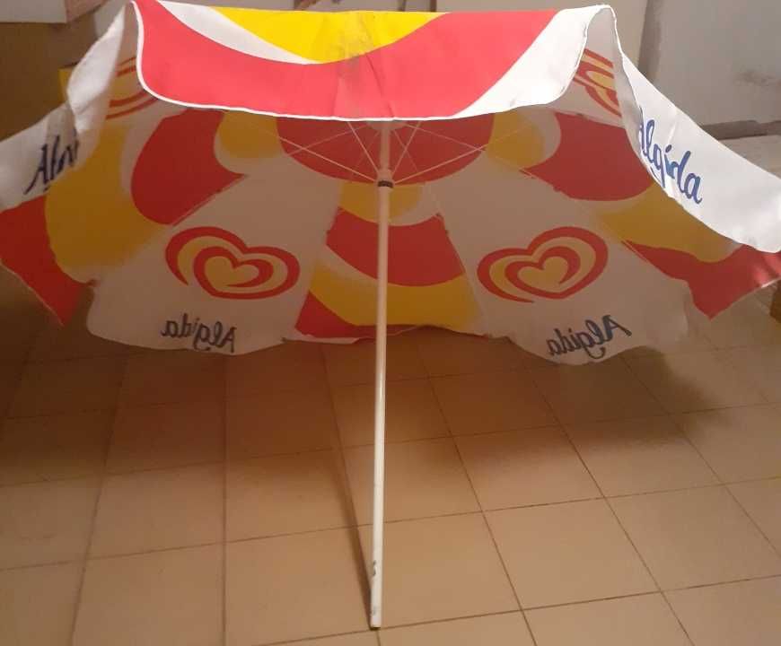 Parasol ogrodowy Algida, Koral - 7 sztuk