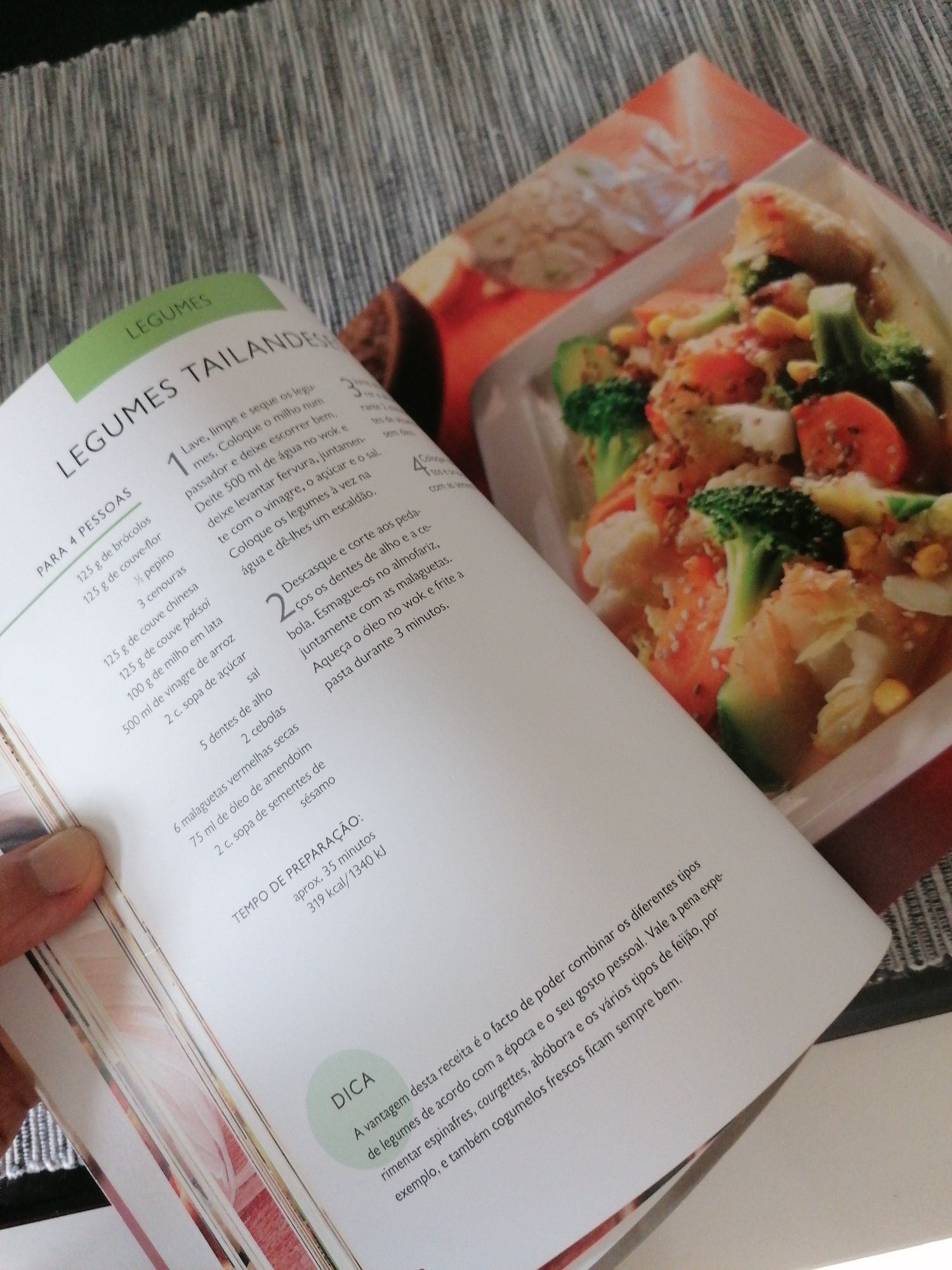 Livro receitas Wok