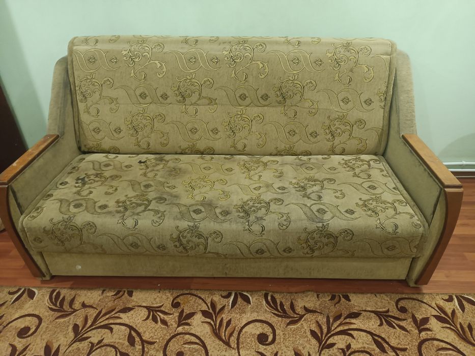 Диван , б/у, двоспальний  1.6*1.9
