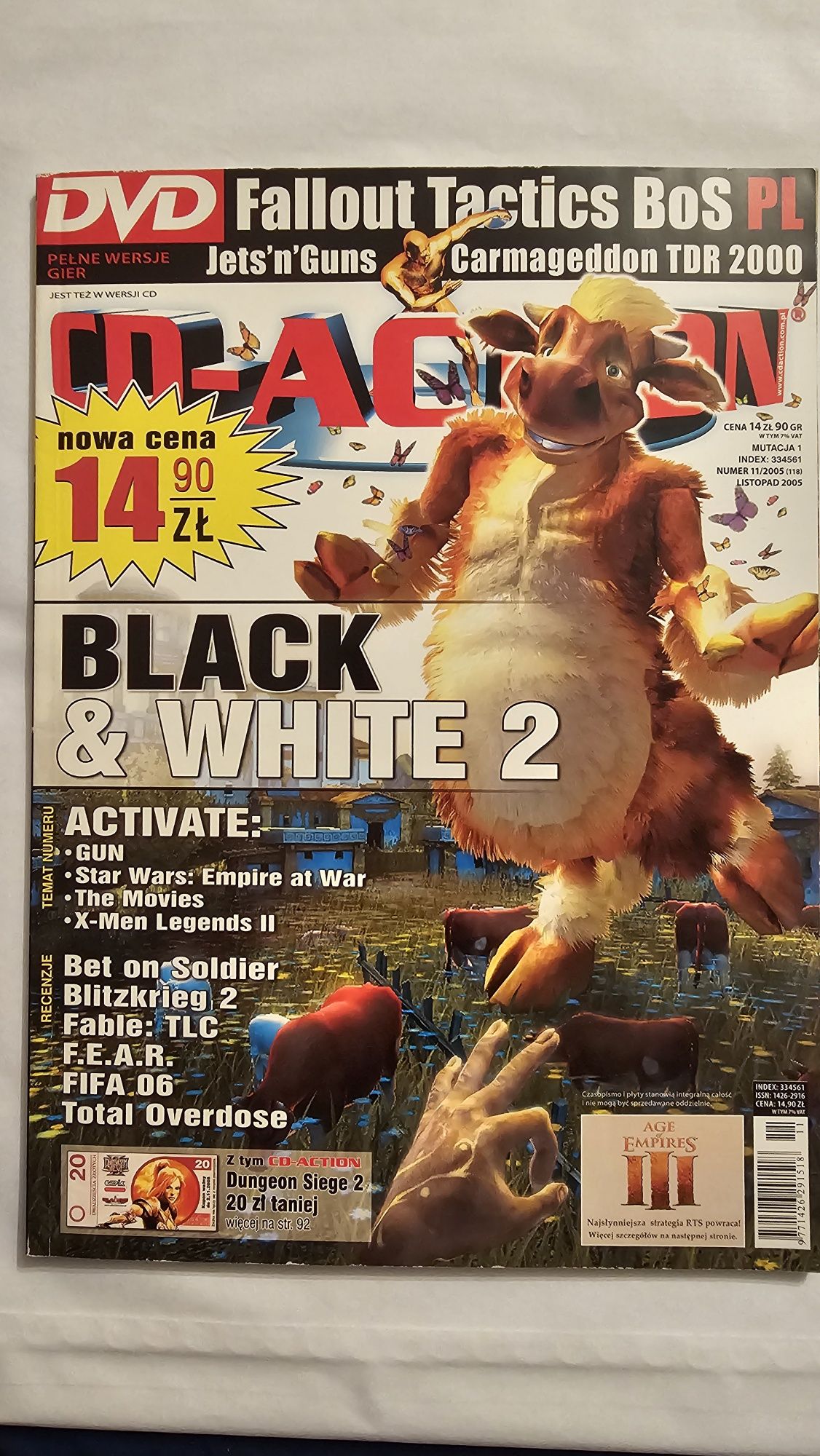 Gazeta Cd-Action nr. 118 . 11/2005 plus płyta
