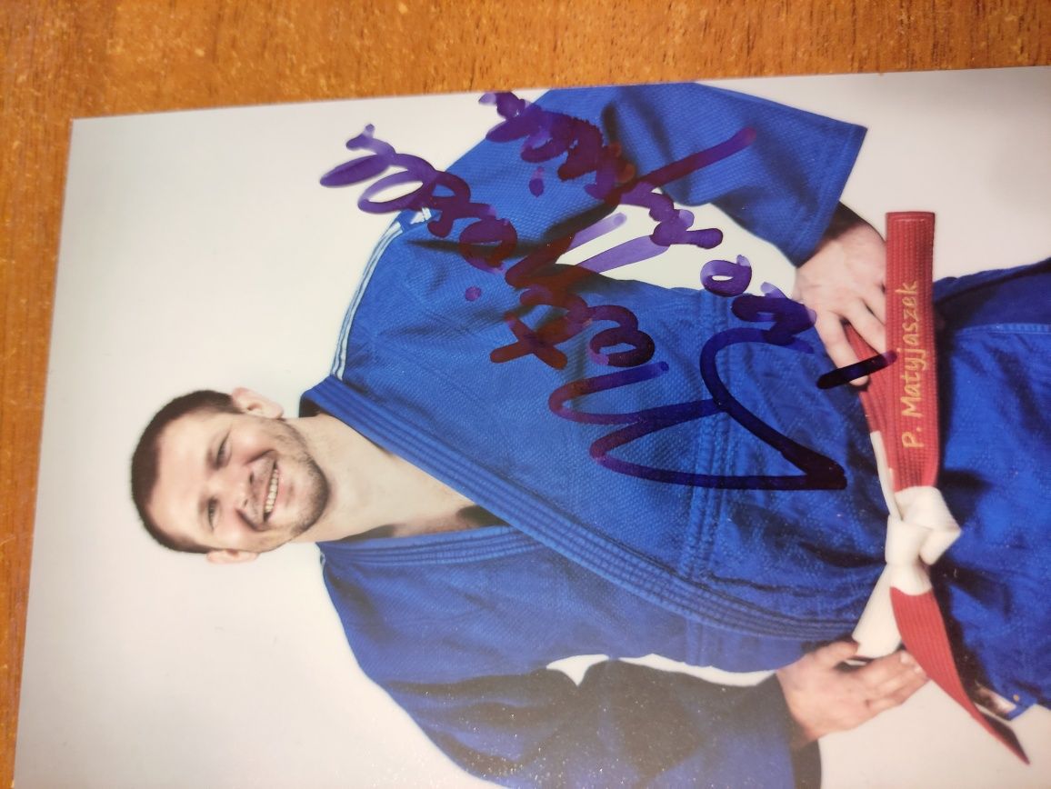 Autograf, podpis - Przemysław Przemek Matyjaszek Judo Bytom Sport