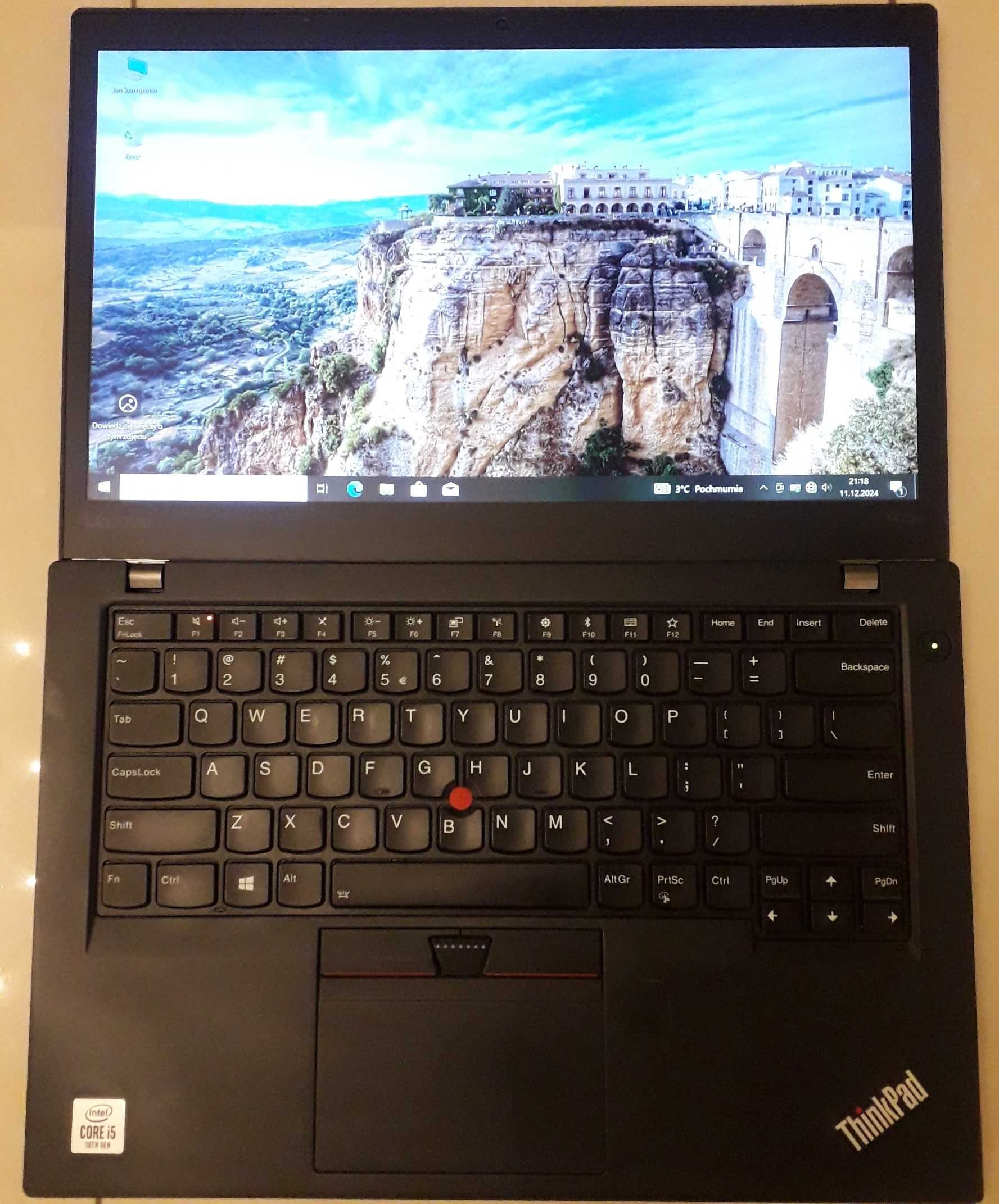 Laptop ThinkPad T470s i5 7200U 8GB 256GB SSD 1920x1080 BAT 3-5H WIN 10