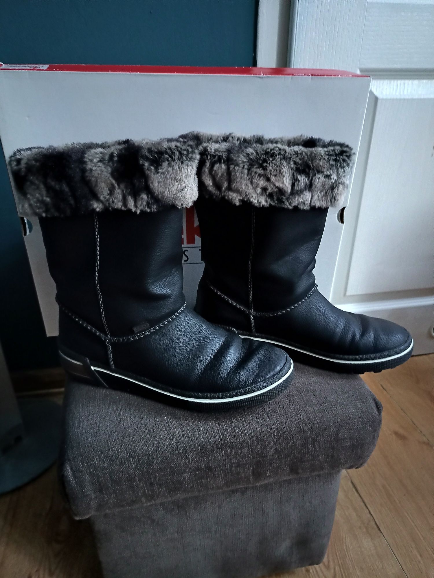 Buty kozaki damskie Rieker