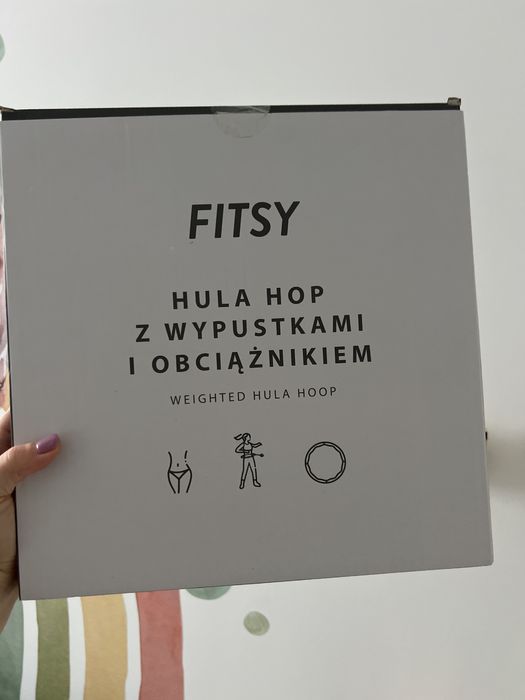 Fitsy Hula Hop z wypustkami i obciażnikiem