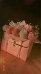 Flower box w torebce , zapacowe świece