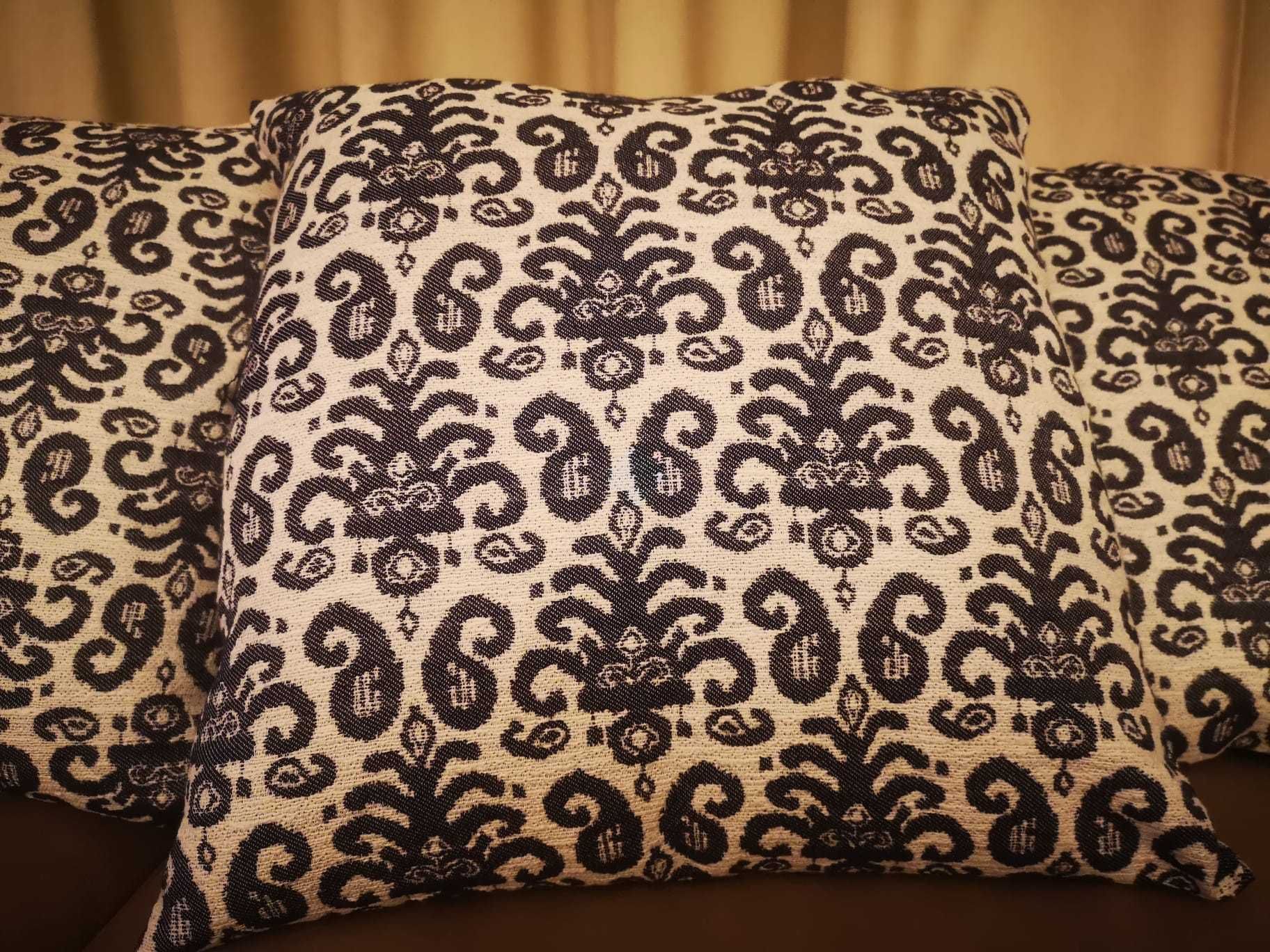 Capas de almofadas decorativas Novas - cor: azul e bege