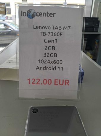 Tablet 7" Lenovo Tab M7 - Novo c/ Capa e Pelicula