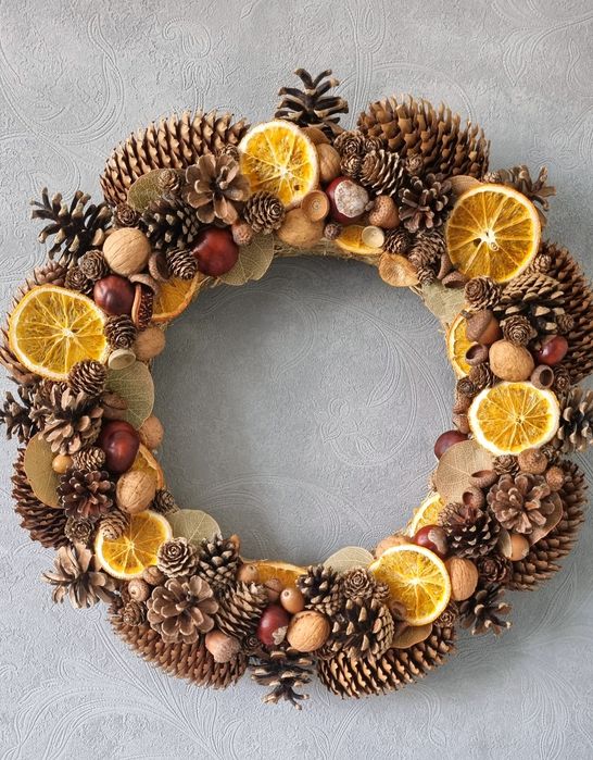 ВЕЛИКИЙ ВИБІР! Зимовий Новорічний Різдвяний вінок на двері