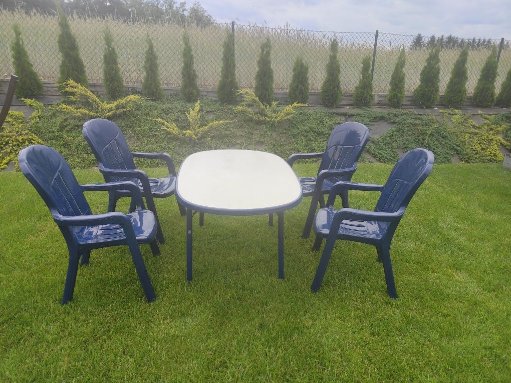 Zestaw - stół i 4 krzesła SIEGER GOLF