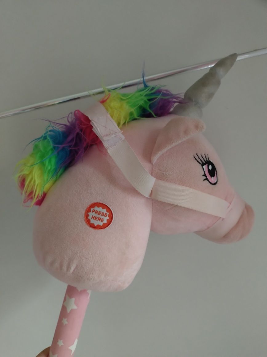 Koń na patyku hobby horse dla dzieci