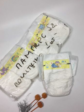 Детские подгузники памперс 2 размер ( 4 - 8 кг ) Н4186 поштучно