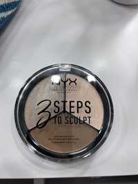 NYX Professional Makeup 3 Steps To Sculpting Palette