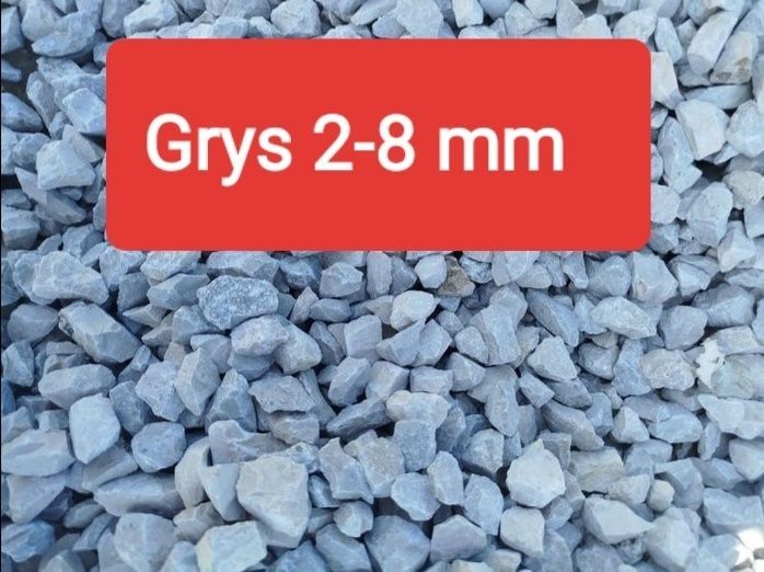 Kruszywo drogowe, grysy, 2-8, 8-16, 16-23, 16-33, 31-63 posesje itp.