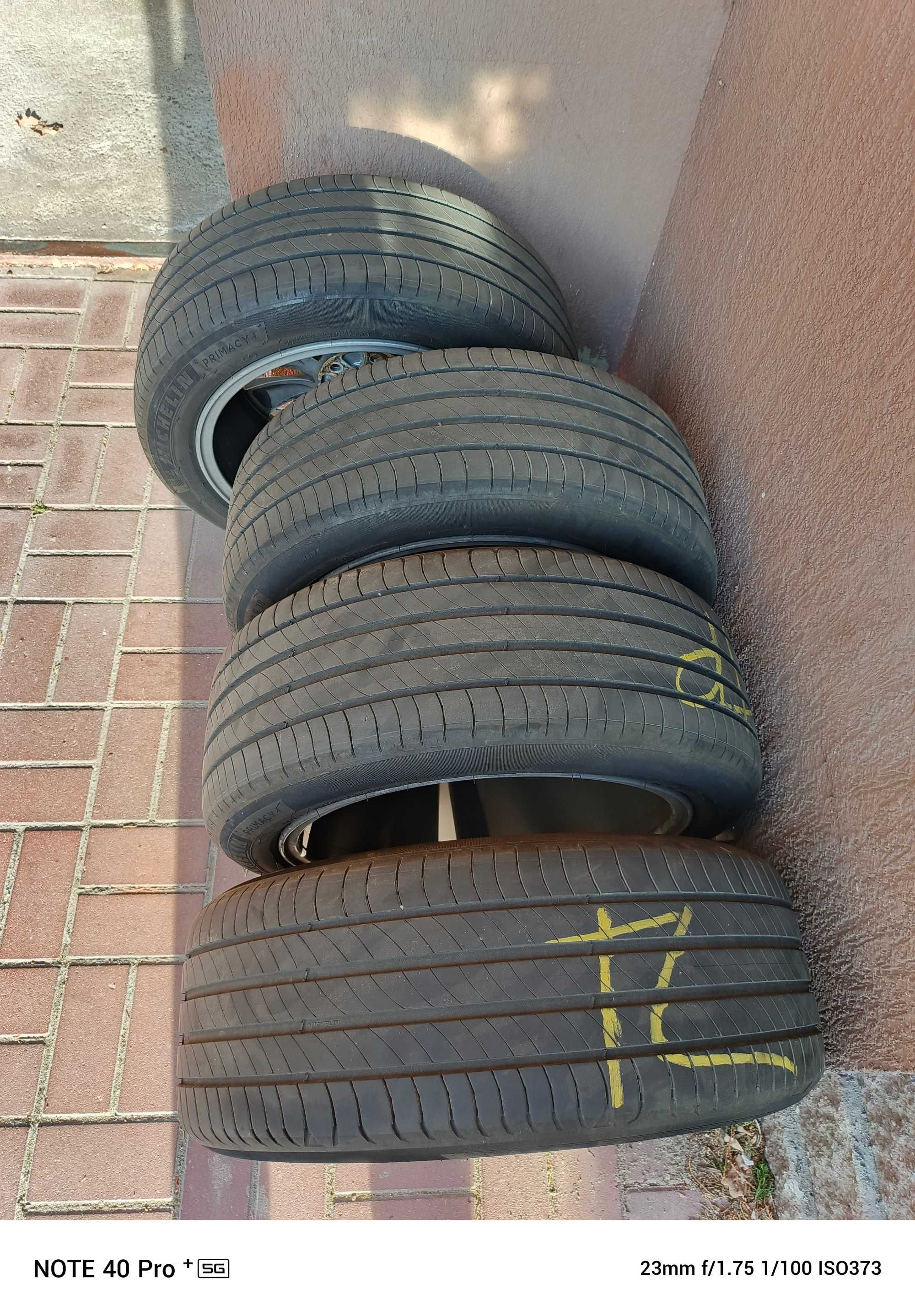 Alu felgi 18 VW oryginał 5*112 opony Michelin 215/50/R18