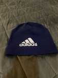 Темно синя шапка Adidas