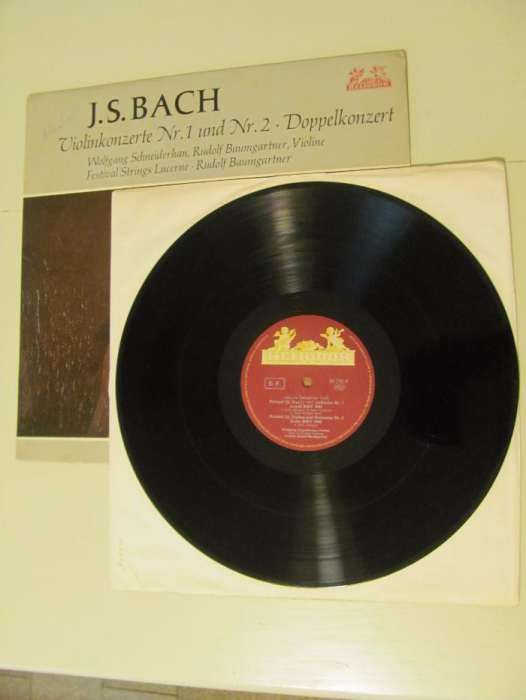 LP Vinil Bach Concerto Violino e Orquestra n.1 e n.2