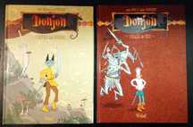 Lote 2x álbuns BD Donjon