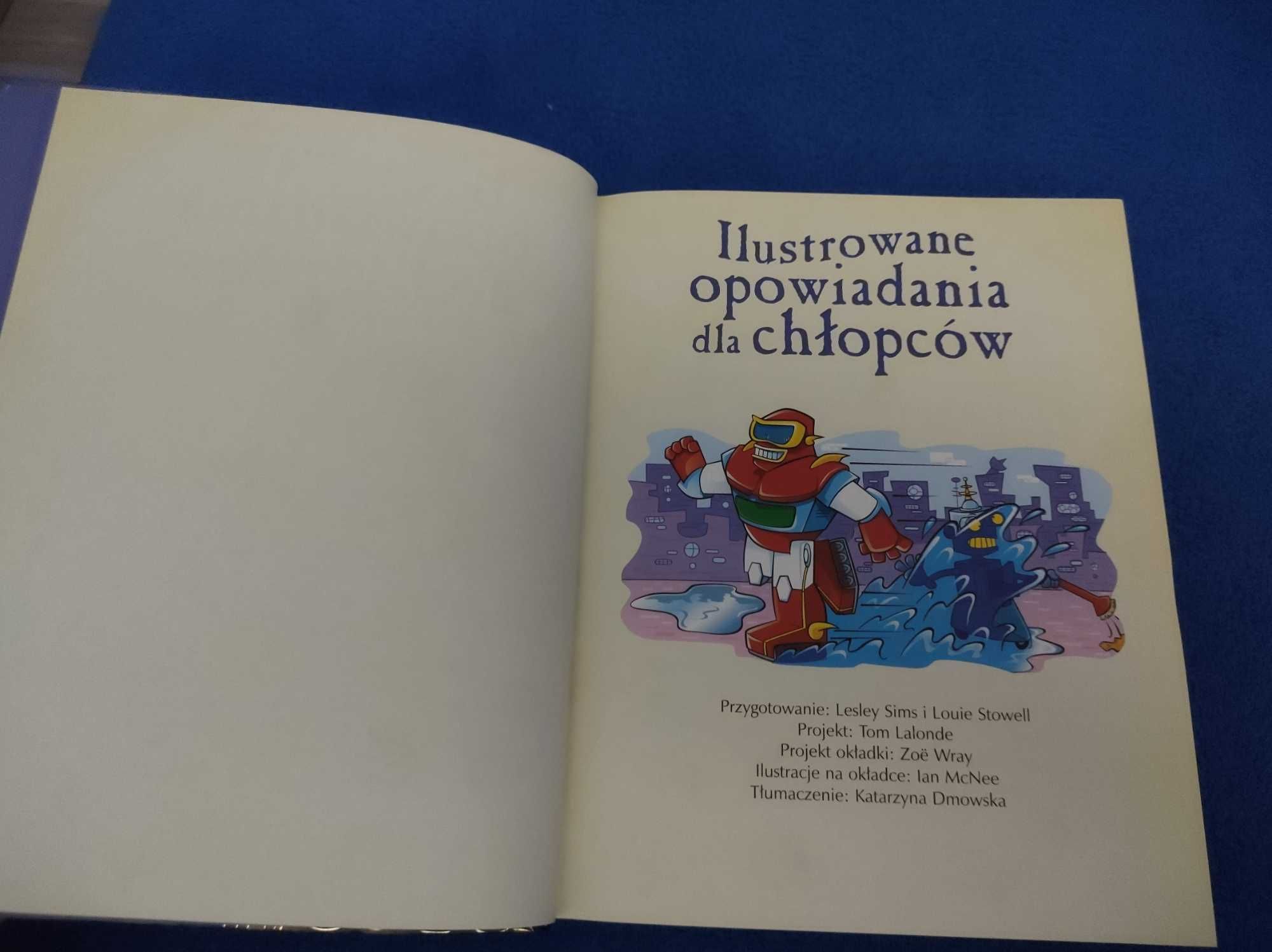 Książka " Ilustrowane opowiadania dla chłopców"