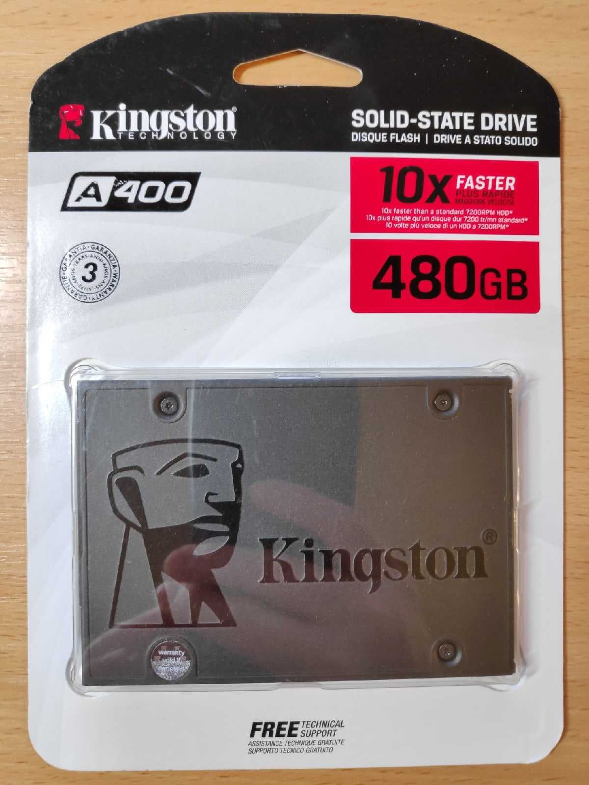 SSD Жесткий диск Kingston A400 480gb - A2000 500gb  Новый!