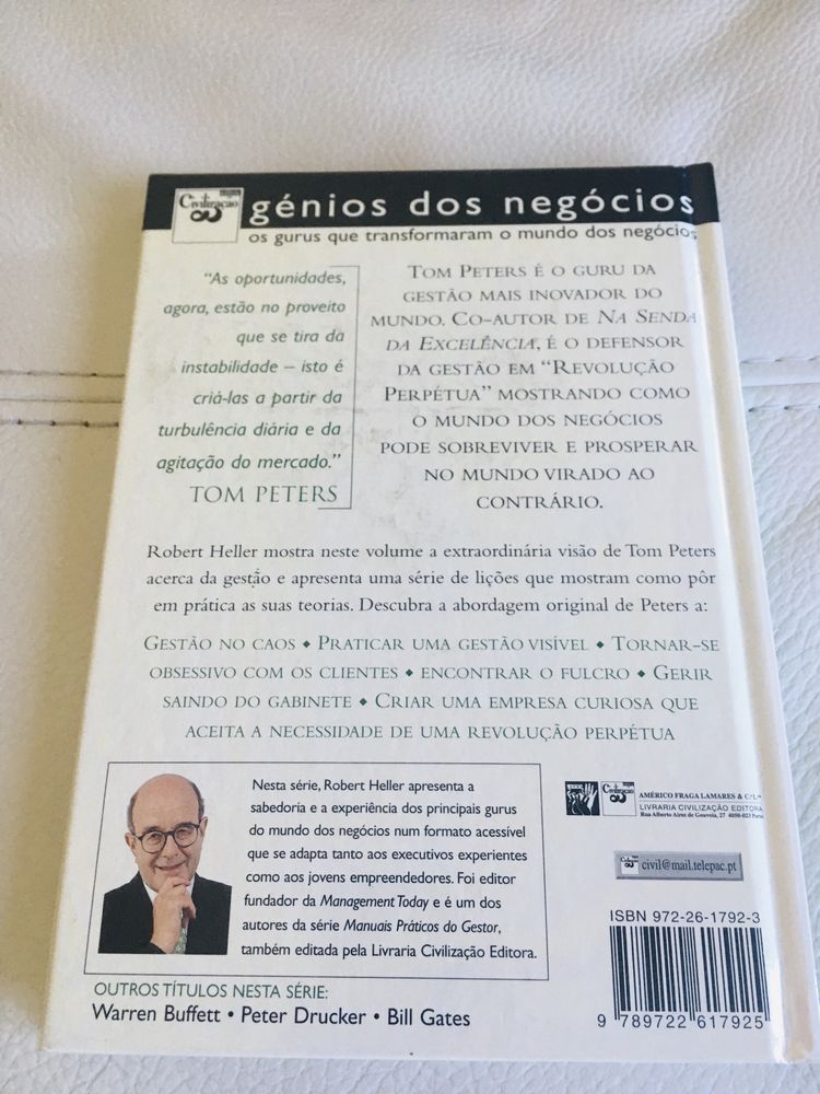 Genios dos negocios Tom Peters- Robert Heller