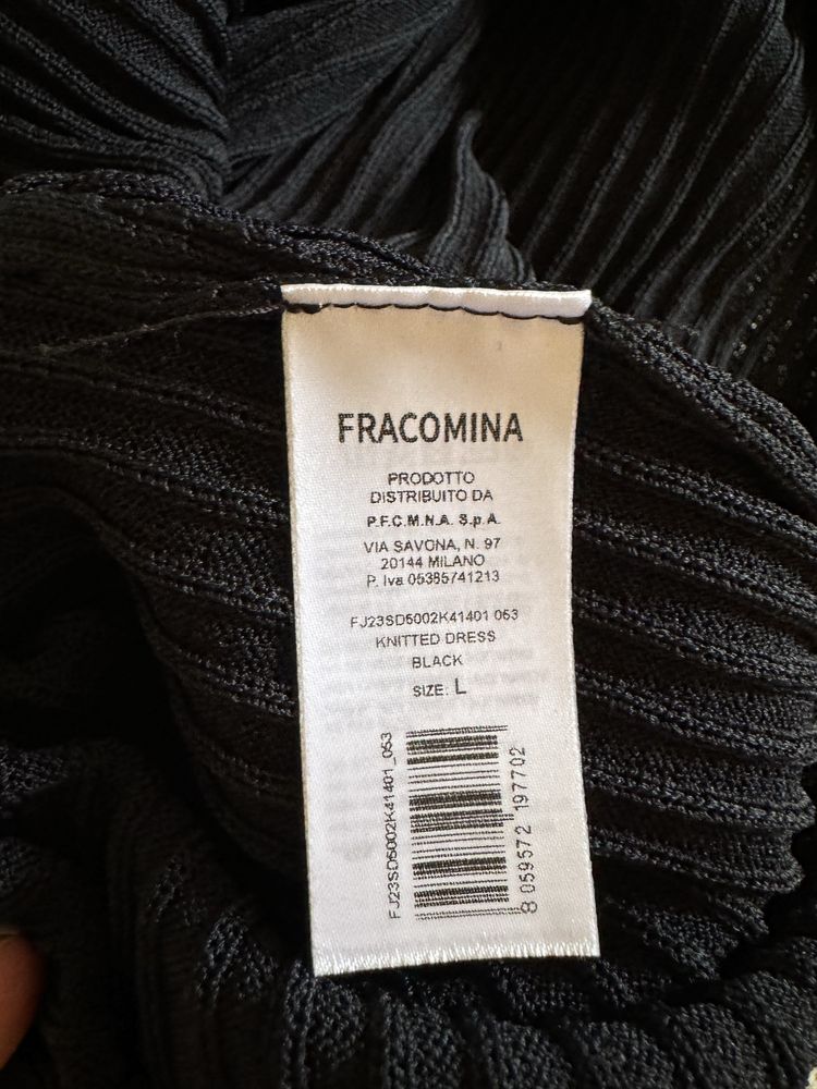 Платье трикотажное облегающее Fracomina Италия размер L