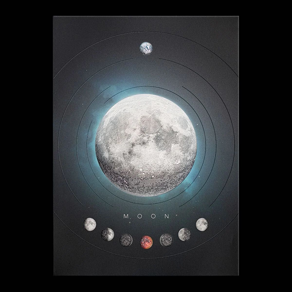 DISPLATE Metalowy Plakat Obraz LIMITED EDITION Destination: MOON