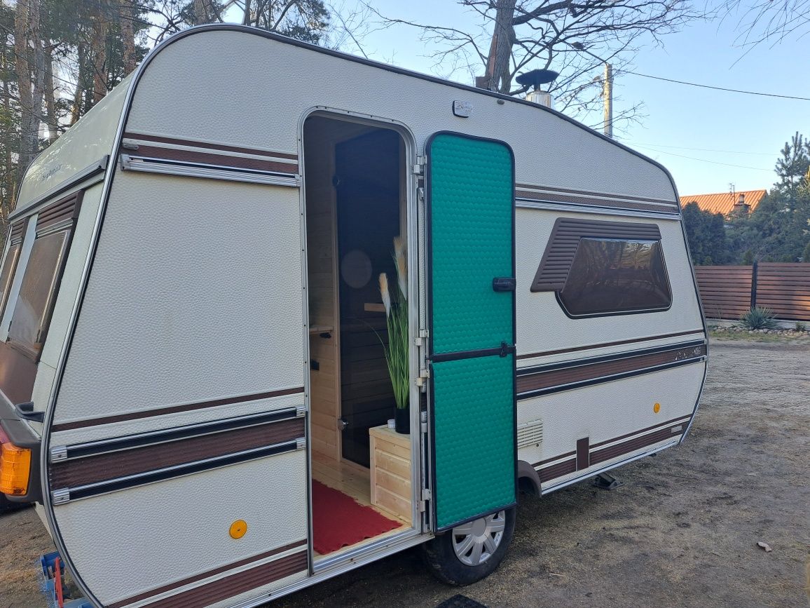 Sauna mobilna ogrodowa