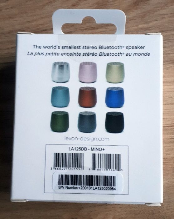 Głośnik bluetooth Lexon Mino + nowy