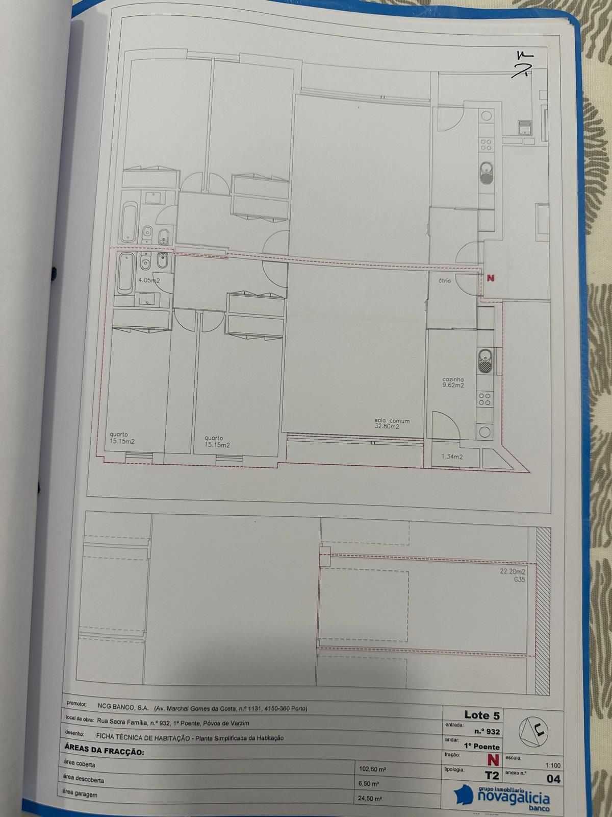 T2 COMO NOVO garagem fechada  – Póvoa de varzim (Rua Sacra Família