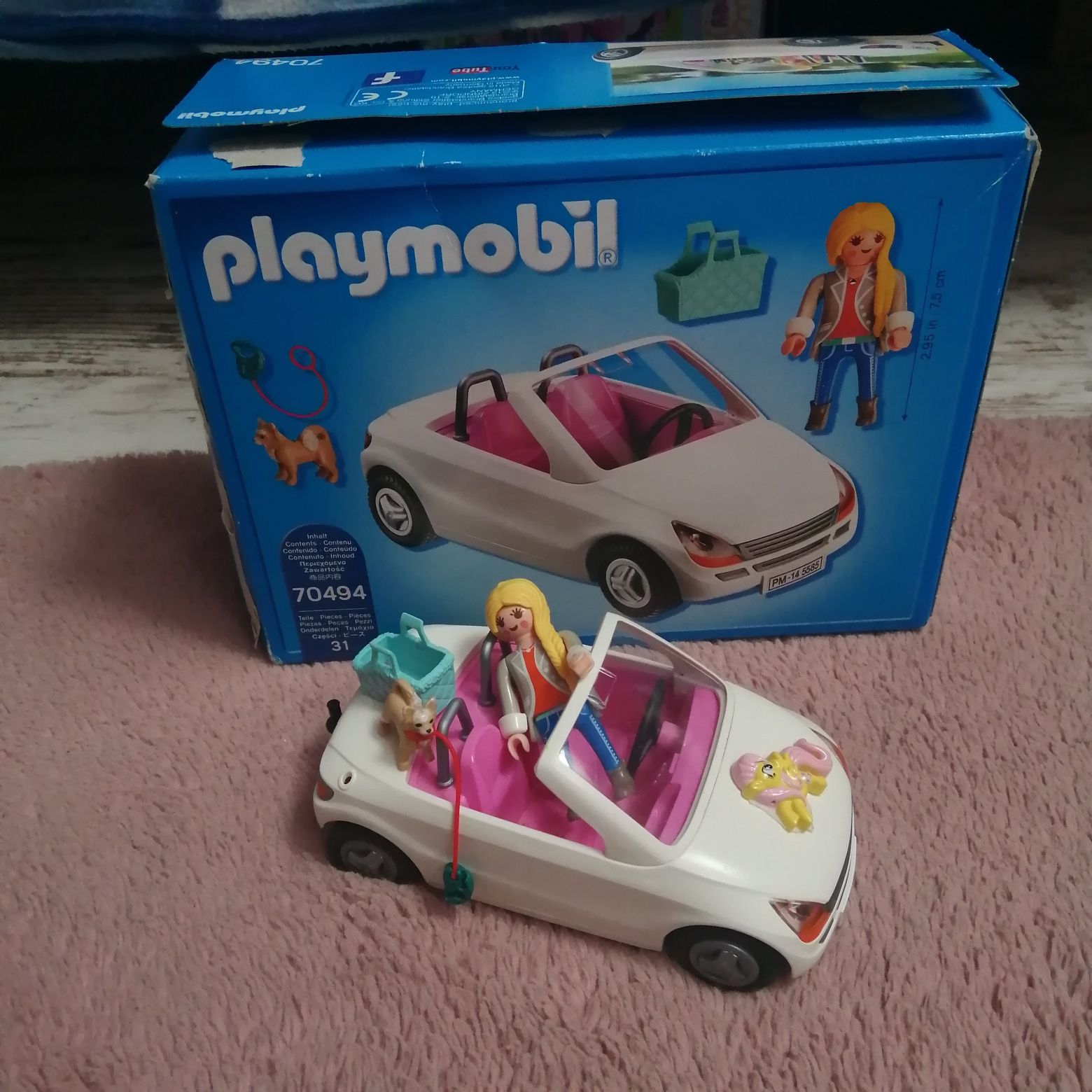 Klocki Playmobil kabriolet City Action 70494